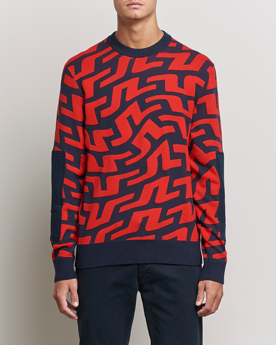 Herren | Pullover | J.Lindeberg | Swirl Knitted Sweater Bridge Swirl