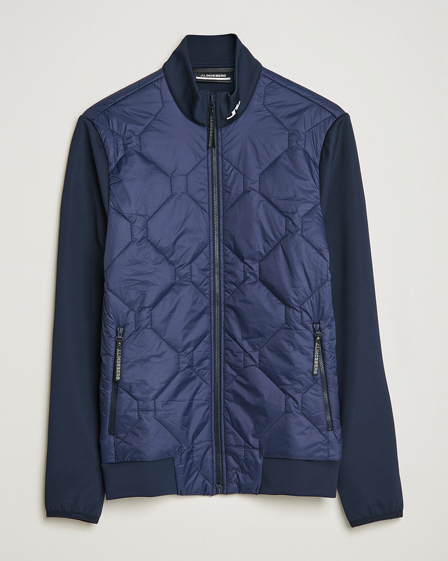 Herren | Jacken | J.Lindeberg | Quilted Hybrid Jacket Navy