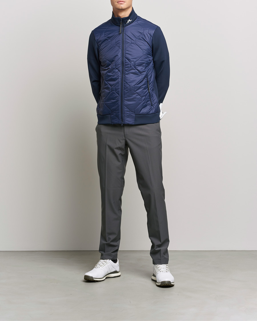 Herren | Jacken | J.Lindeberg | Quilted Hybrid Jacket Navy