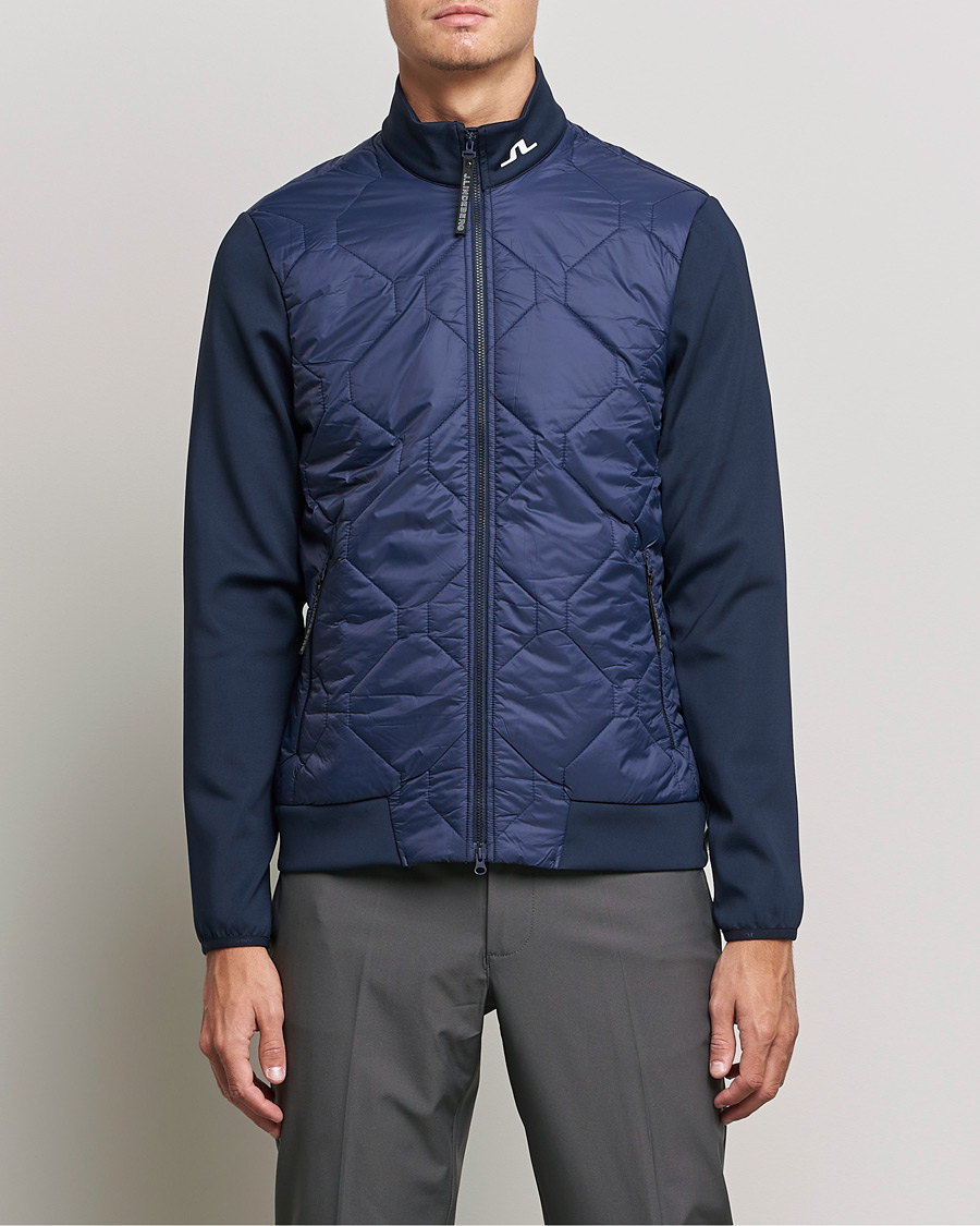 Herren | Jacken | J.Lindeberg | Quilted Hybrid Jacket Navy