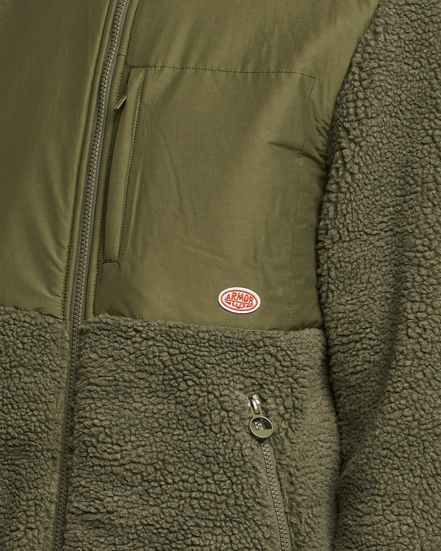 Herren | Pullover | Armor-lux | Sherpa Fleece Jacket Miltary