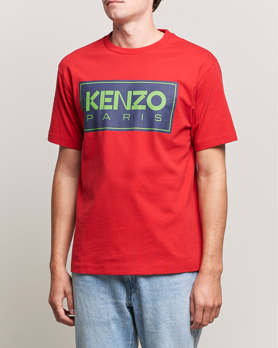 Herren | Kurzarm T-Shirt | KENZO | Paris Classic Tee Medium Red