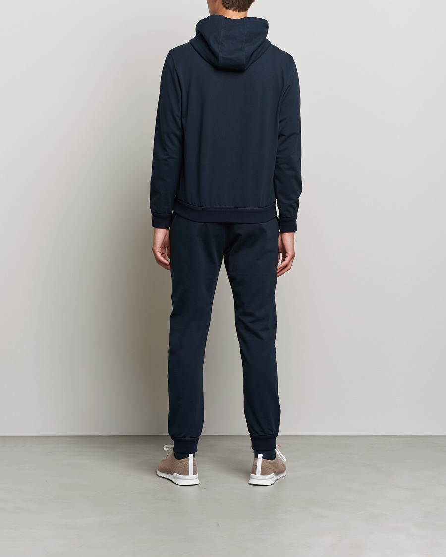Herren | Pullover | Kiton | Cotton Blend Track Suit Navy