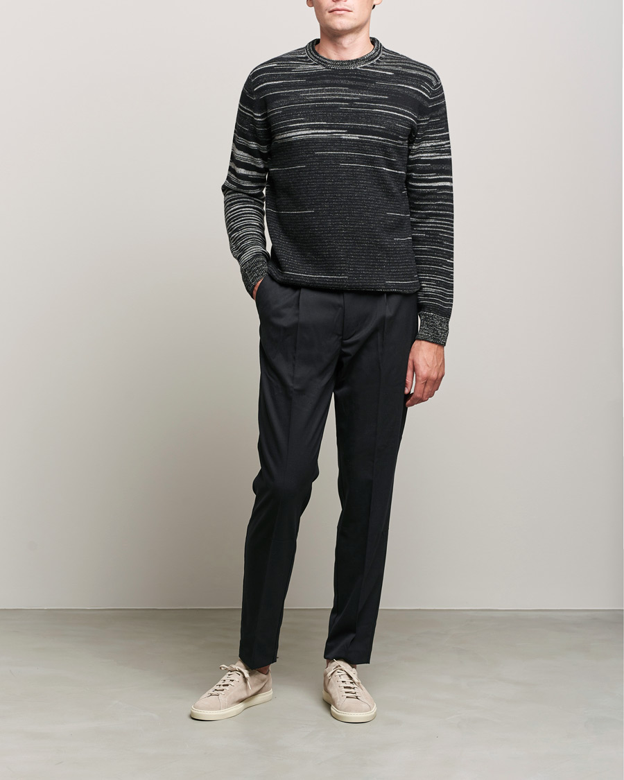 Herren | Missoni | Missoni | Fiammato Cashmere Sweater Black/White