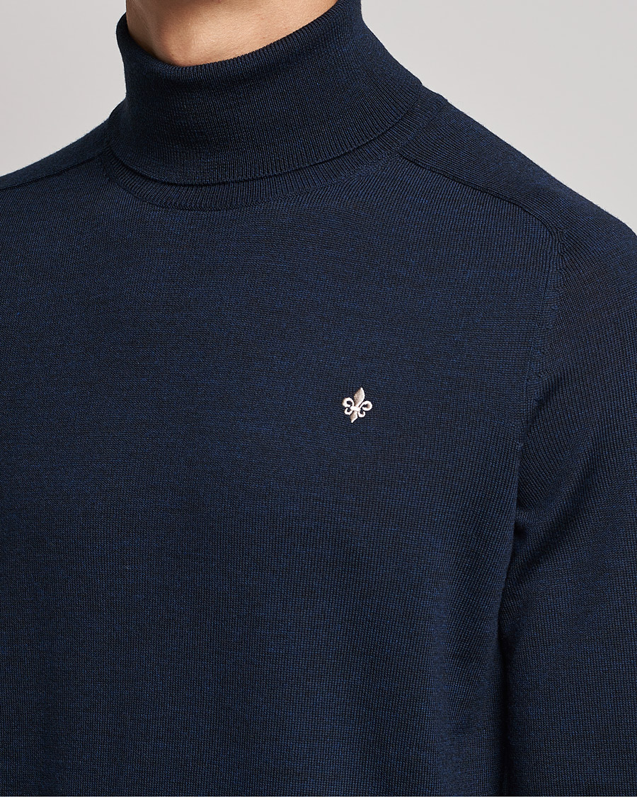 Herren | Pullover | Morris | Merino Rollneck Navy