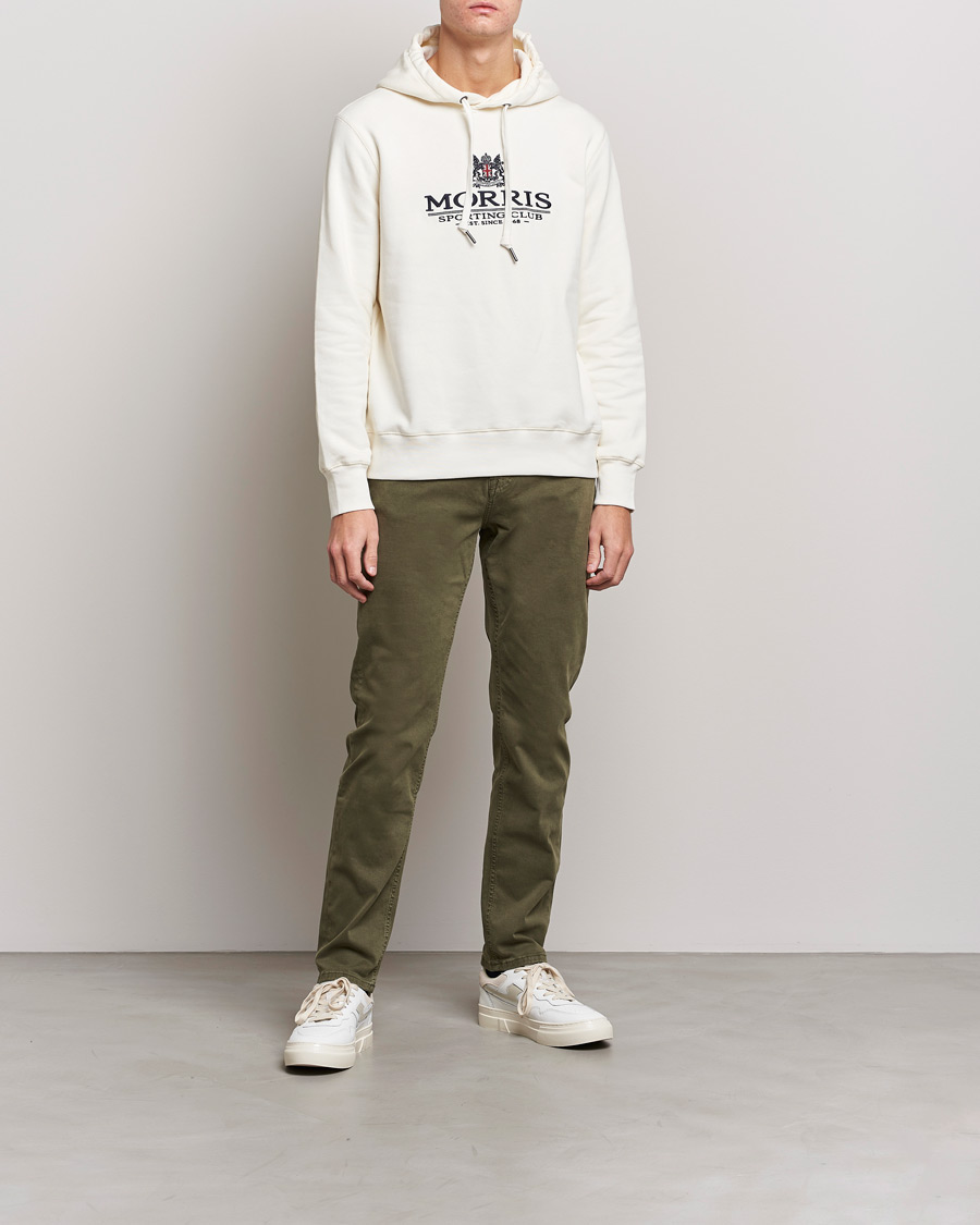 Herren | Hosen | Morris | James Brushed Chinos Olive
