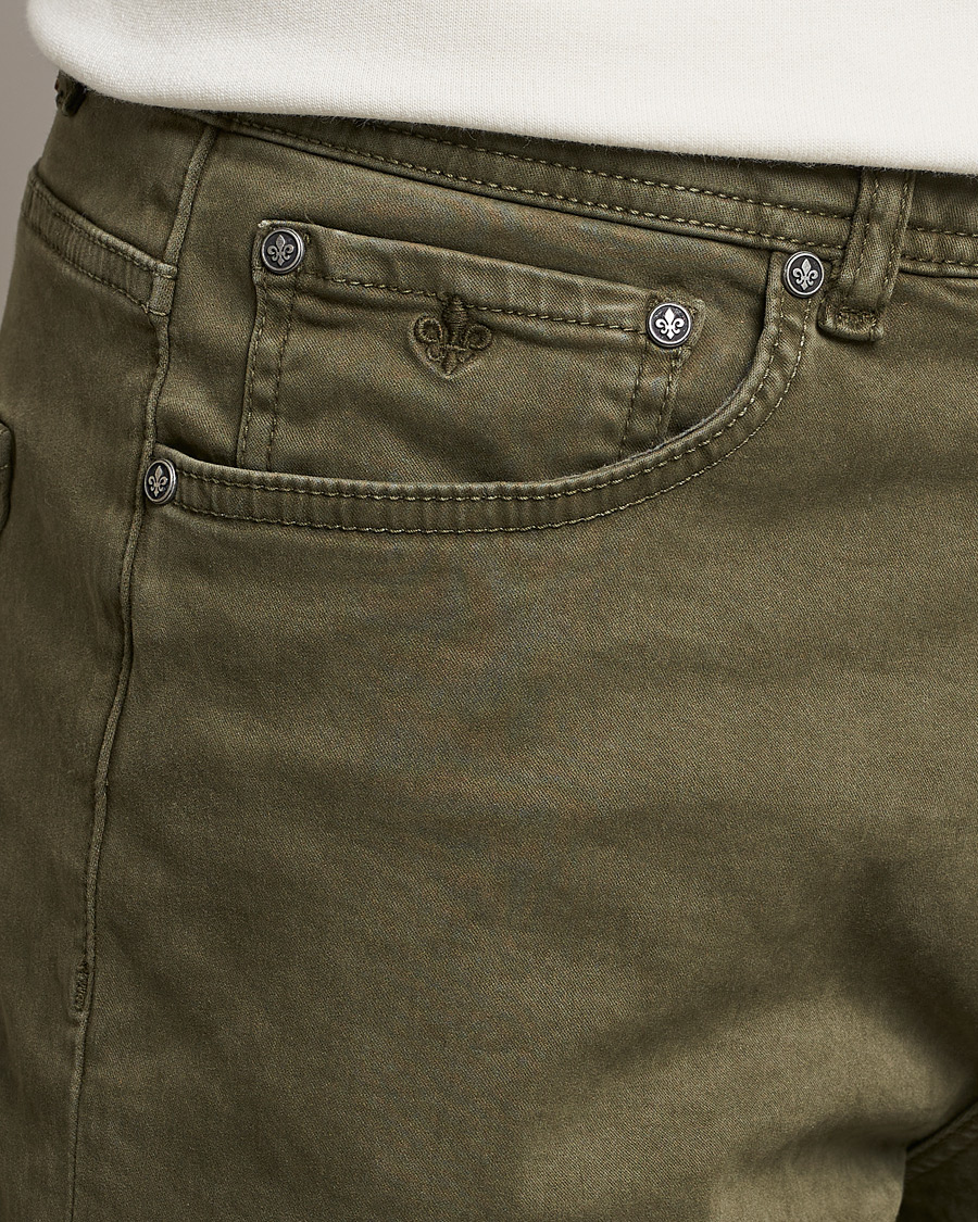 Herren | Hosen | Morris | James Brushed Chinos Olive