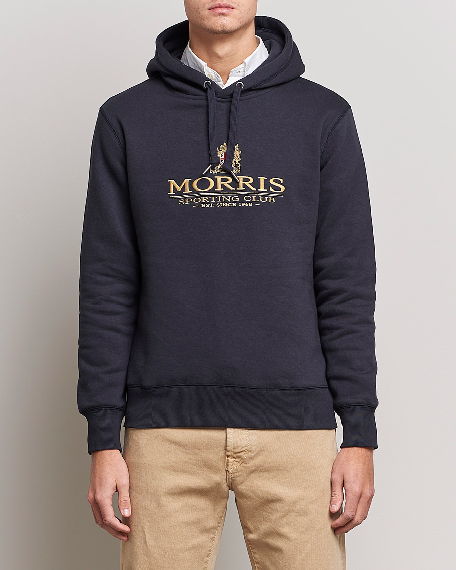 Herren |  | Morris | Trevor Logo Hoodie Blue