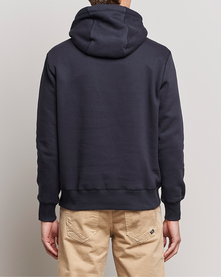 Herren | Pullover | Morris | Trevor Logo Hoodie Blue
