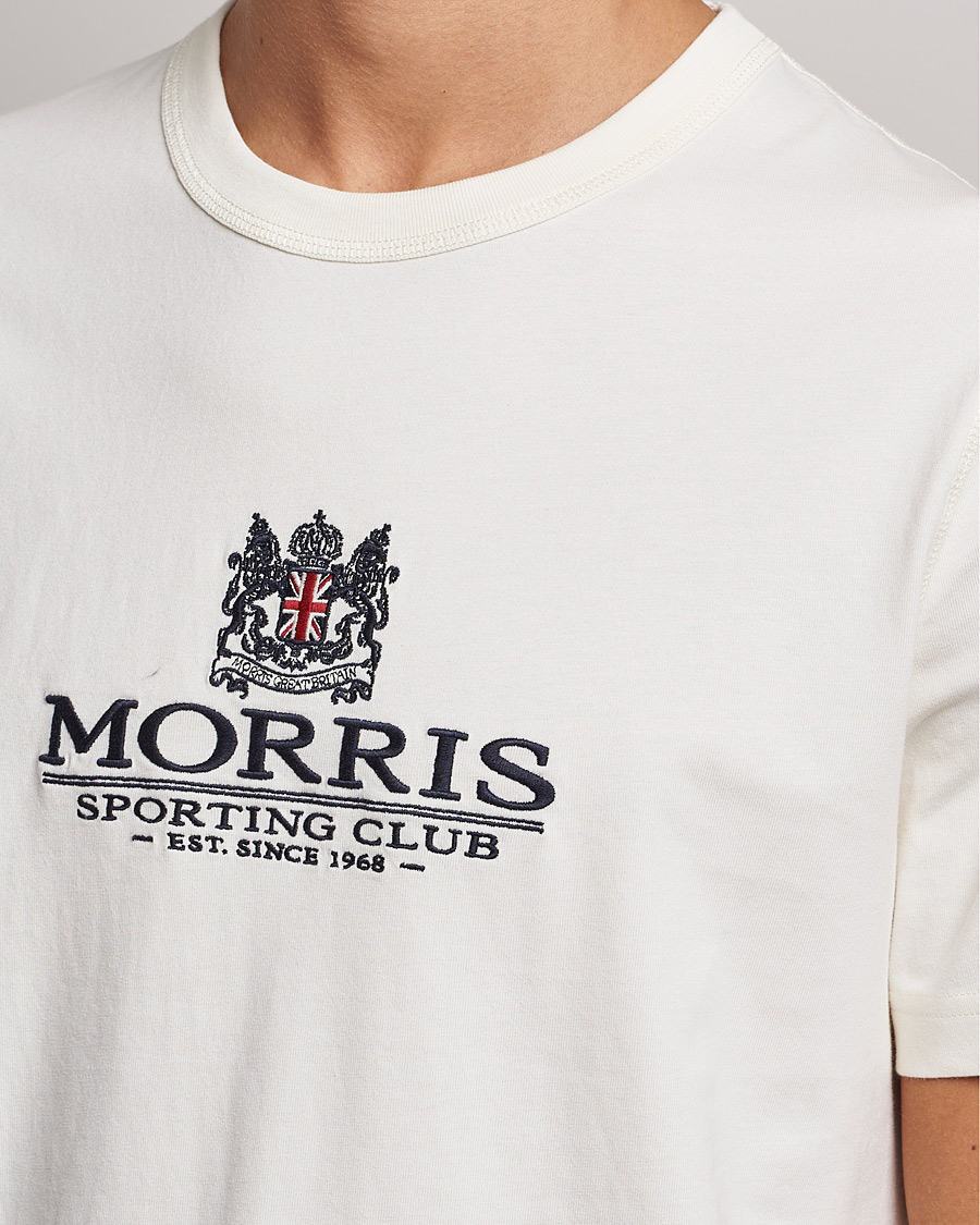 Herren | T-Shirts | Morris | Trevor Logo T-shirt Off White