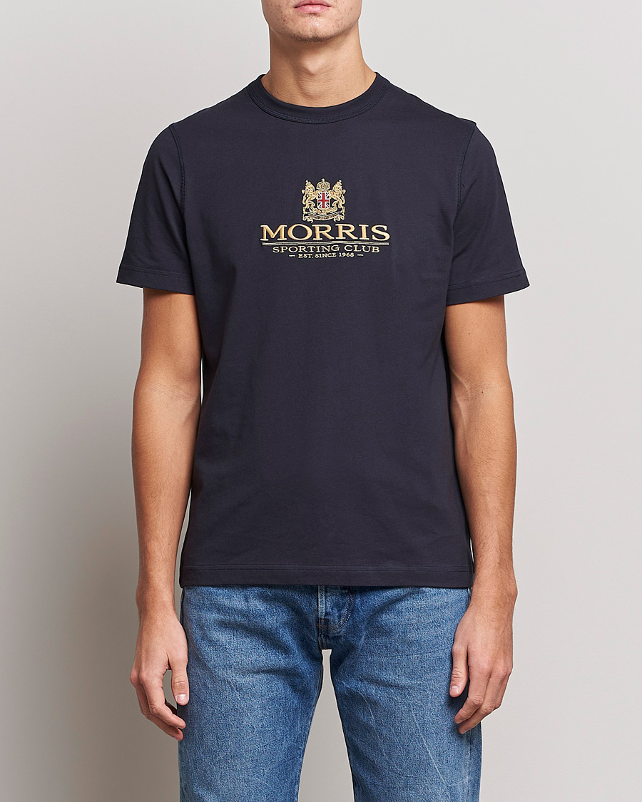 Herren |  | Morris | Trevor Logo T-shirt Blue