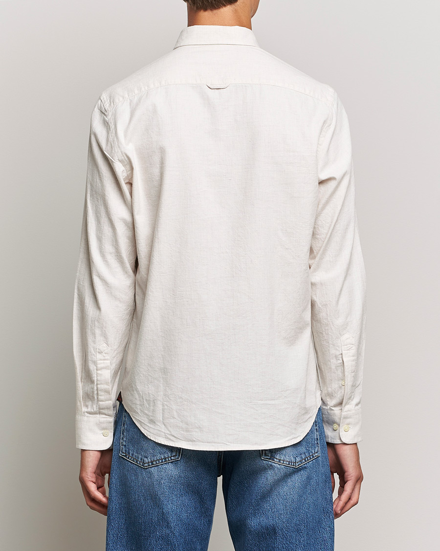 Herren | Hemden | Morris | Watts Flannel Button Down Shirt Beige