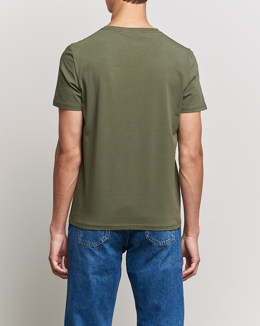 Herren | T-Shirts | Morris | James Crew Neck T-shirt Olive