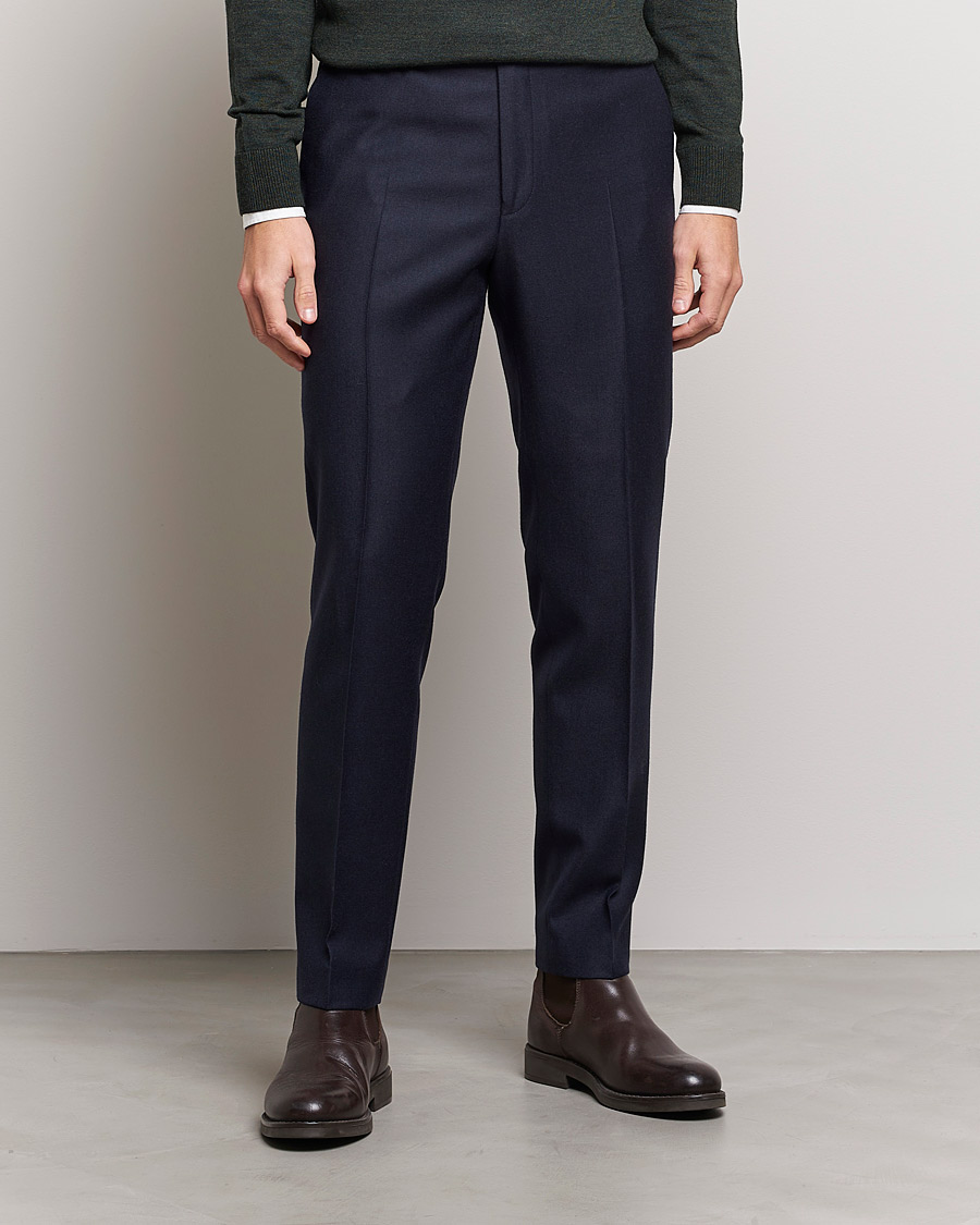 Herren |  | Morris | Bobby Flannel Trousers Navy