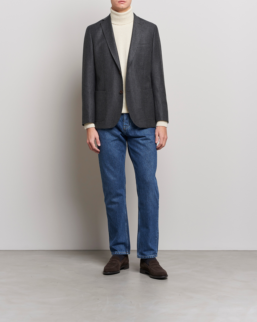 Herren | Sakkos | Morris | Archie Flannel Blazer Grey
