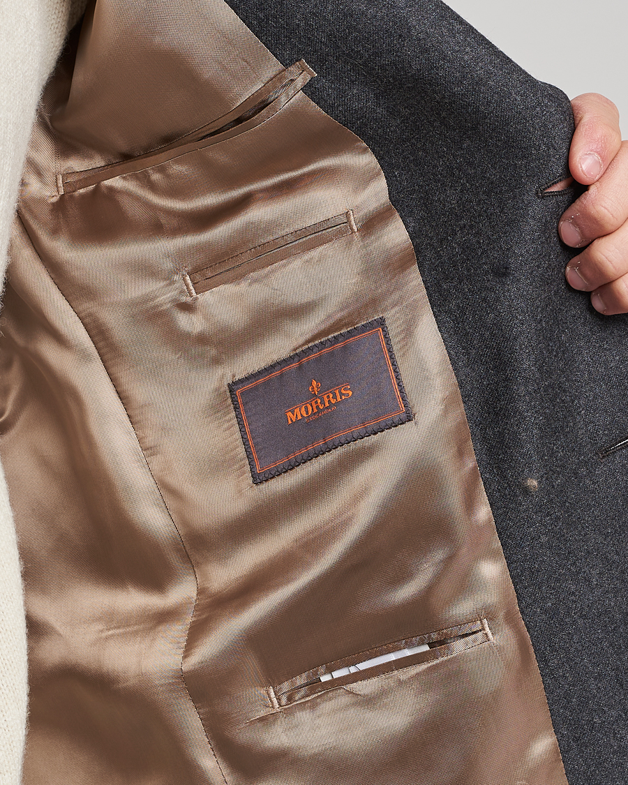 Herren | Sakkos | Morris | Archie Flannel Blazer Grey