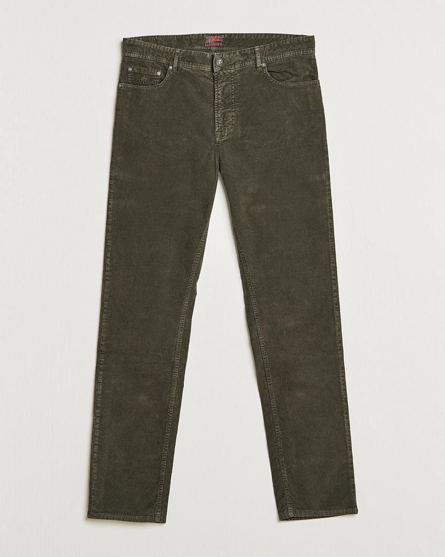Herren | Hosen | Morris | James Corduroy 5-Pocket Pants Olive
