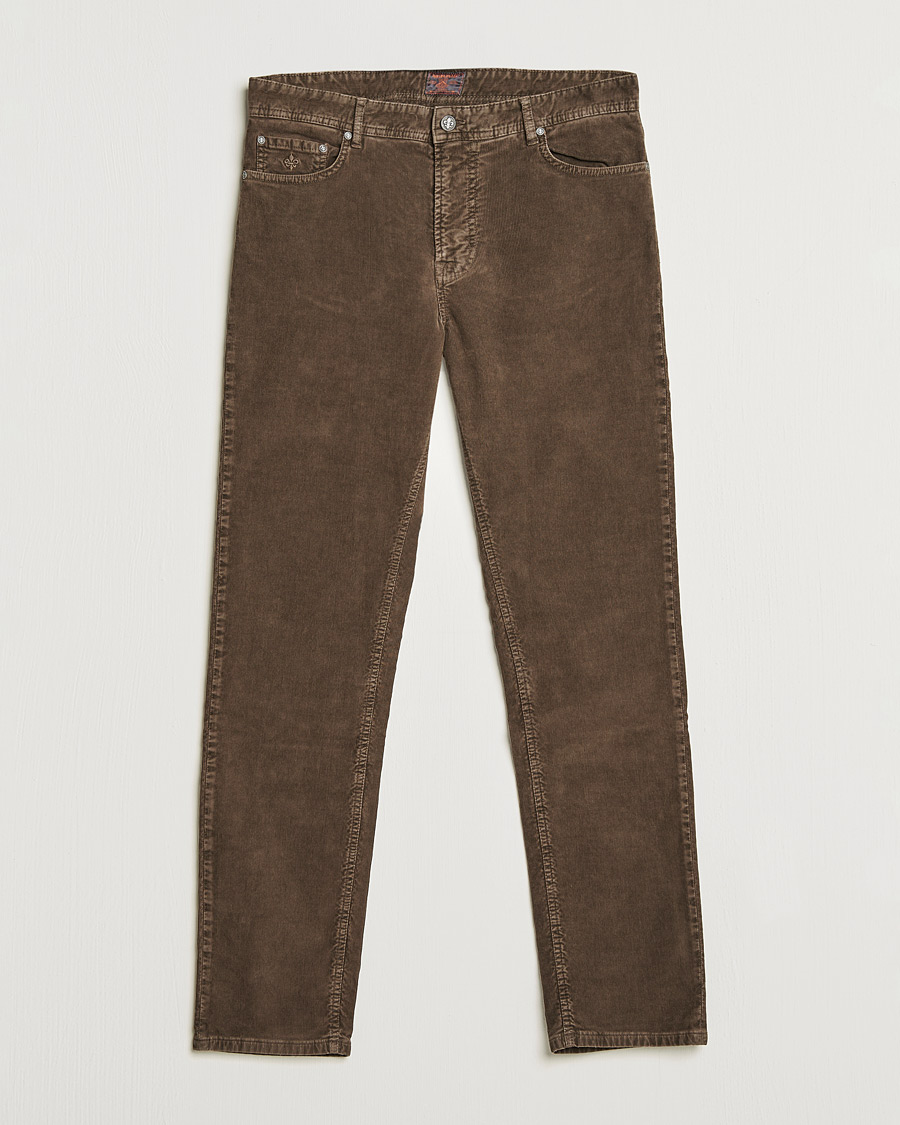 Herren | Hosen | Morris | James Corduroy 5-Pocket Pants Dark Brown