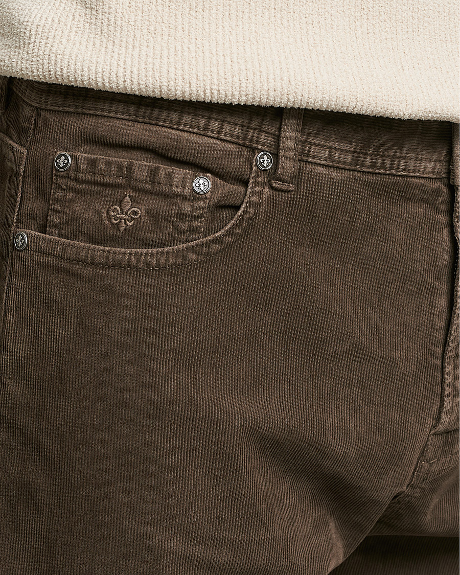 Herren | Hosen | Morris | James Corduroy 5-Pocket Pants Dark Brown