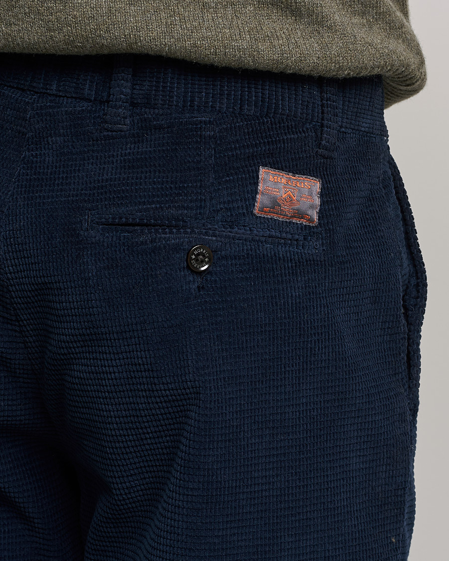 Herren | Hosen | Morris | Criss Cuts Corduroy Slacks Blue