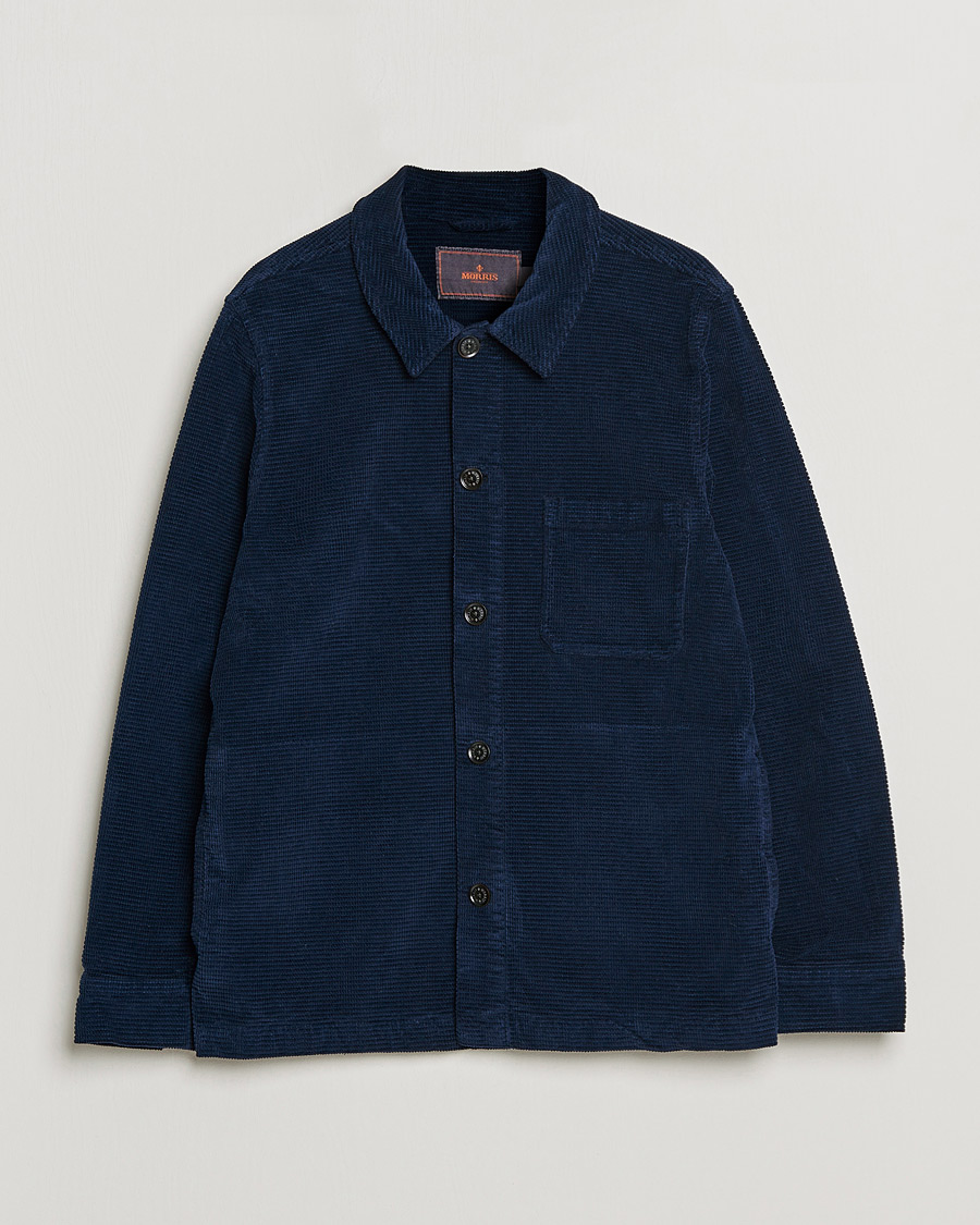 Herren | Hemden | Morris | Criss Cuts Corduroy Shirt Jacket Blue