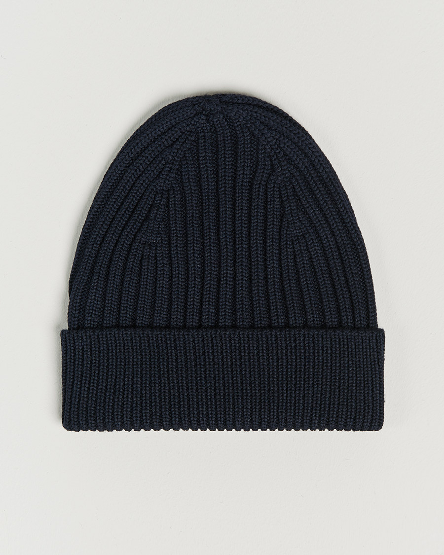Herren | Morris Travor Merino Beanie Navy | Morris | Travor Merino Beanie Navy