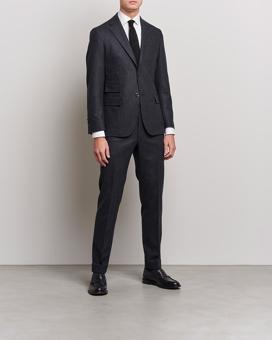 Herren | Sakkos | Morris Heritage | Keith Flannel Suit Blazer Grey