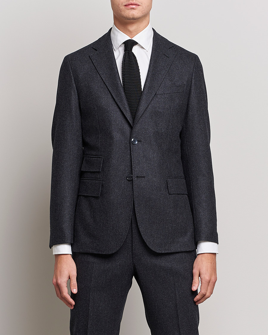 Herren | Sakkos | Morris Heritage | Keith Flannel Suit Blazer Grey