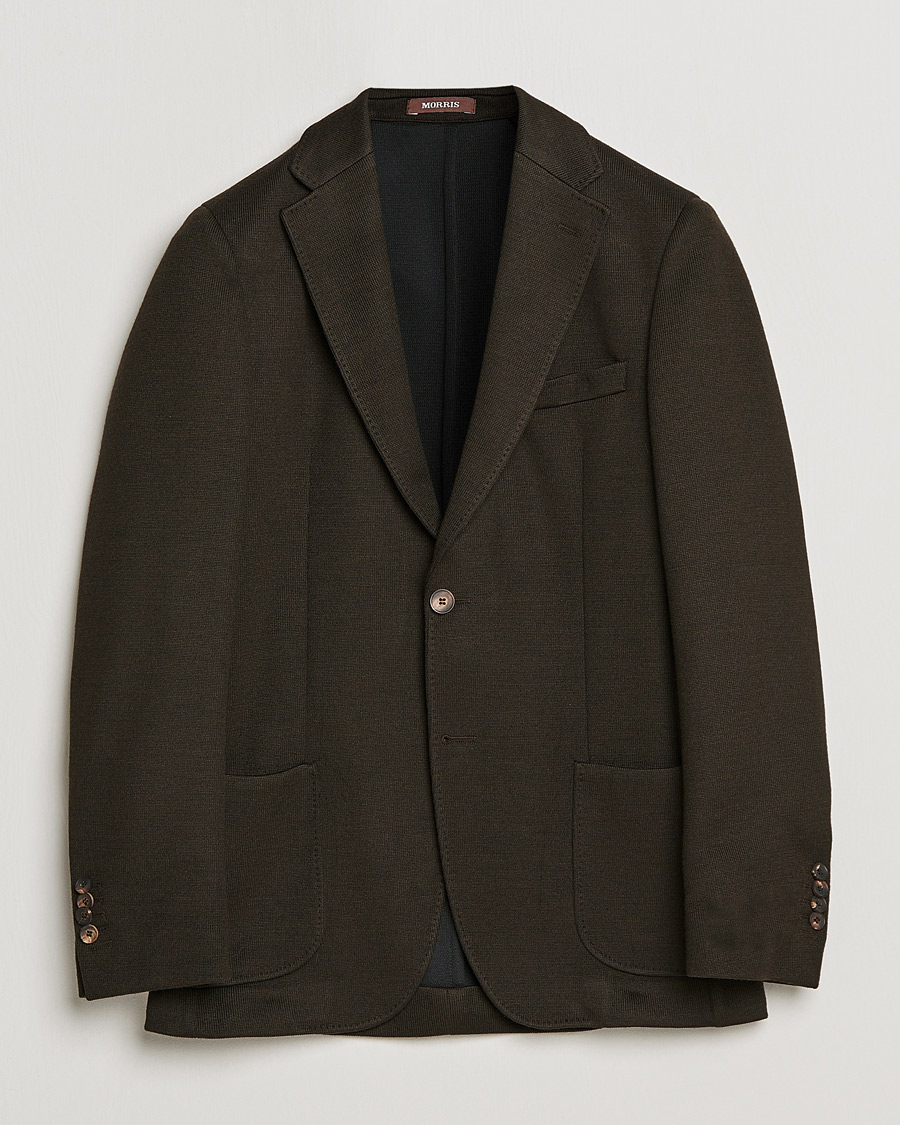 Herren | Sakkos | Morris Heritage | Mike Wool Jersey Blazer Brown