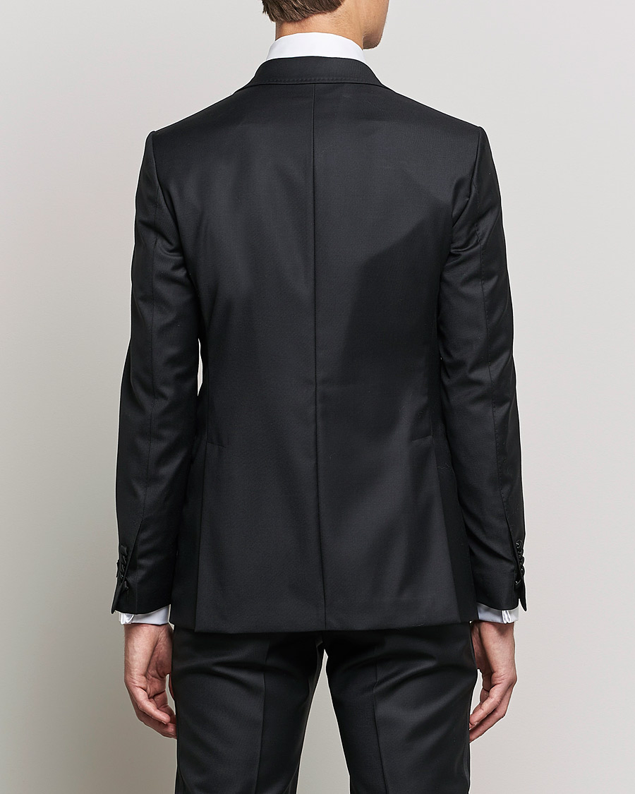 Herren | Sakkos | Morris Heritage | Double Breasted Tuxedo Blazer Black