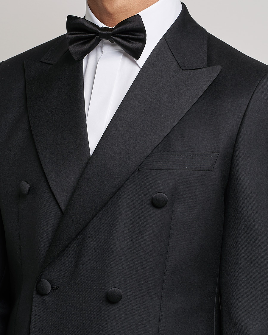 Herren | Sakkos | Morris Heritage | Double Breasted Tuxedo Blazer Black