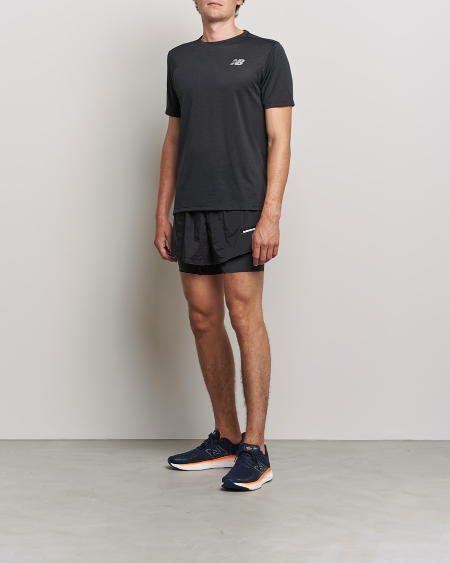 Herren | T-Shirts | New Balance Running | Impact Run Short Sleeve T-Shirt Black