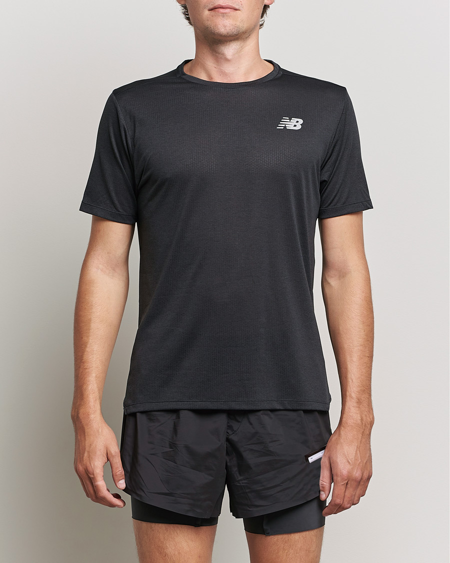 Herren | T-Shirts | New Balance Running | Impact Run Short Sleeve T-Shirt Black