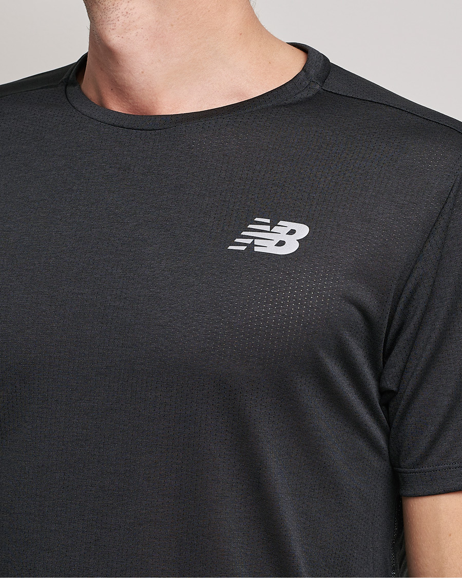 Herren | T-Shirts | New Balance Running | Impact Run Short Sleeve T-Shirt Black