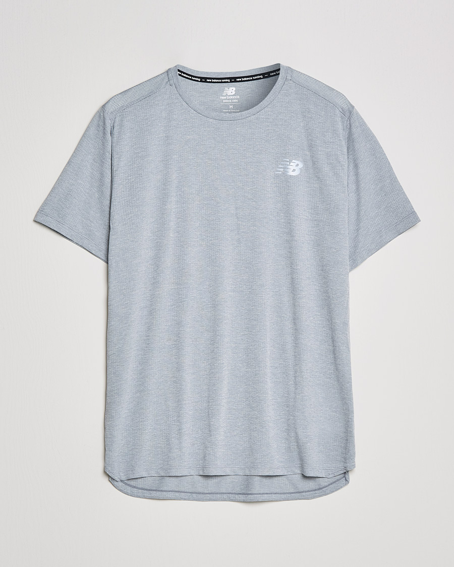 Herren |  | New Balance Running | Impact Run Short Sleeve T-Shirt Athletic Grey