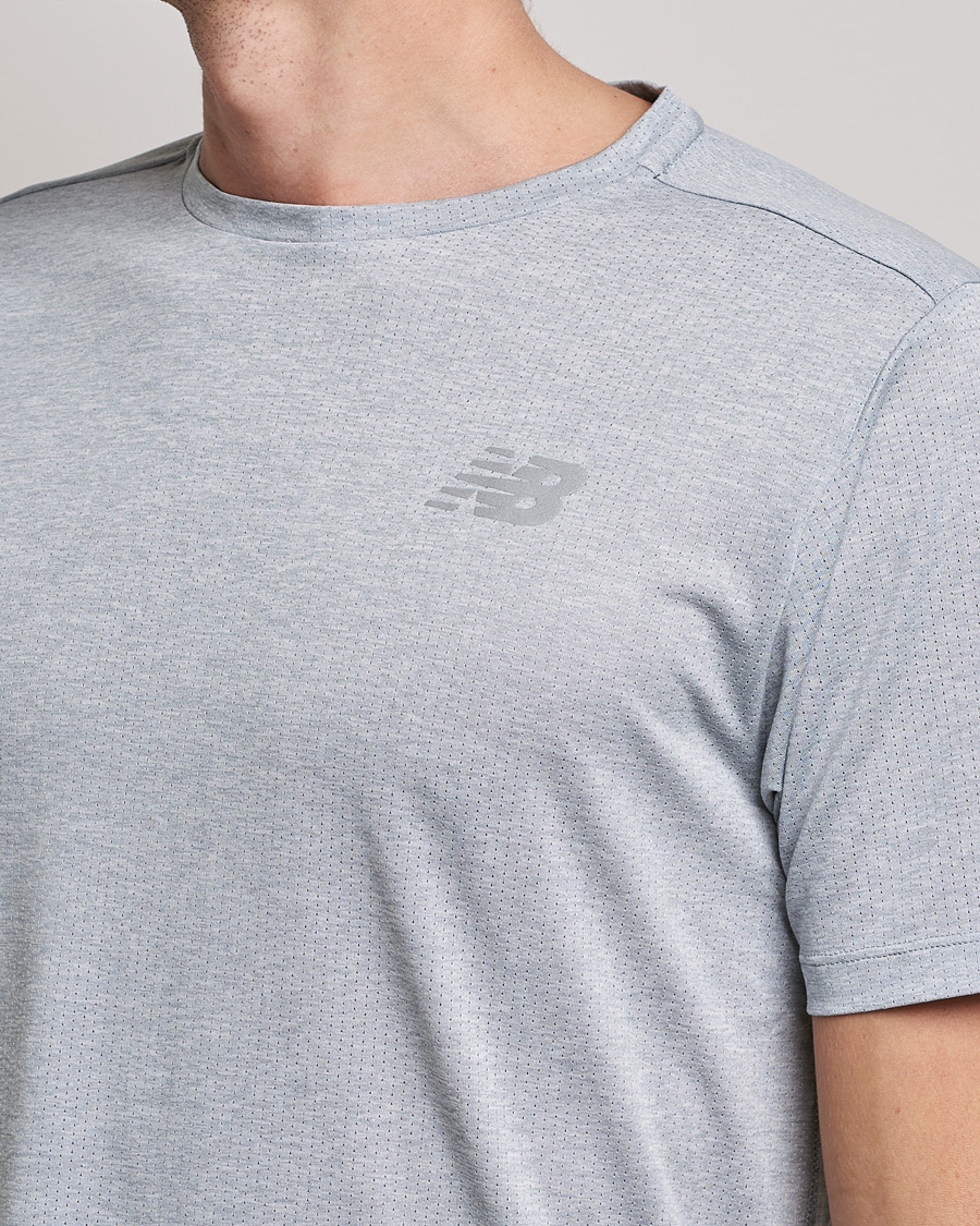 Herren | T-Shirts | New Balance Running | Impact Run Short Sleeve T-Shirt Athletic Grey