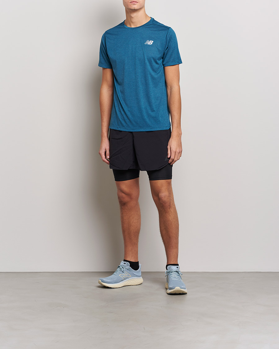 Herren | T-Shirts | New Balance Running | Impact Run Short Sleeve T-Shirt Dark Moonstone