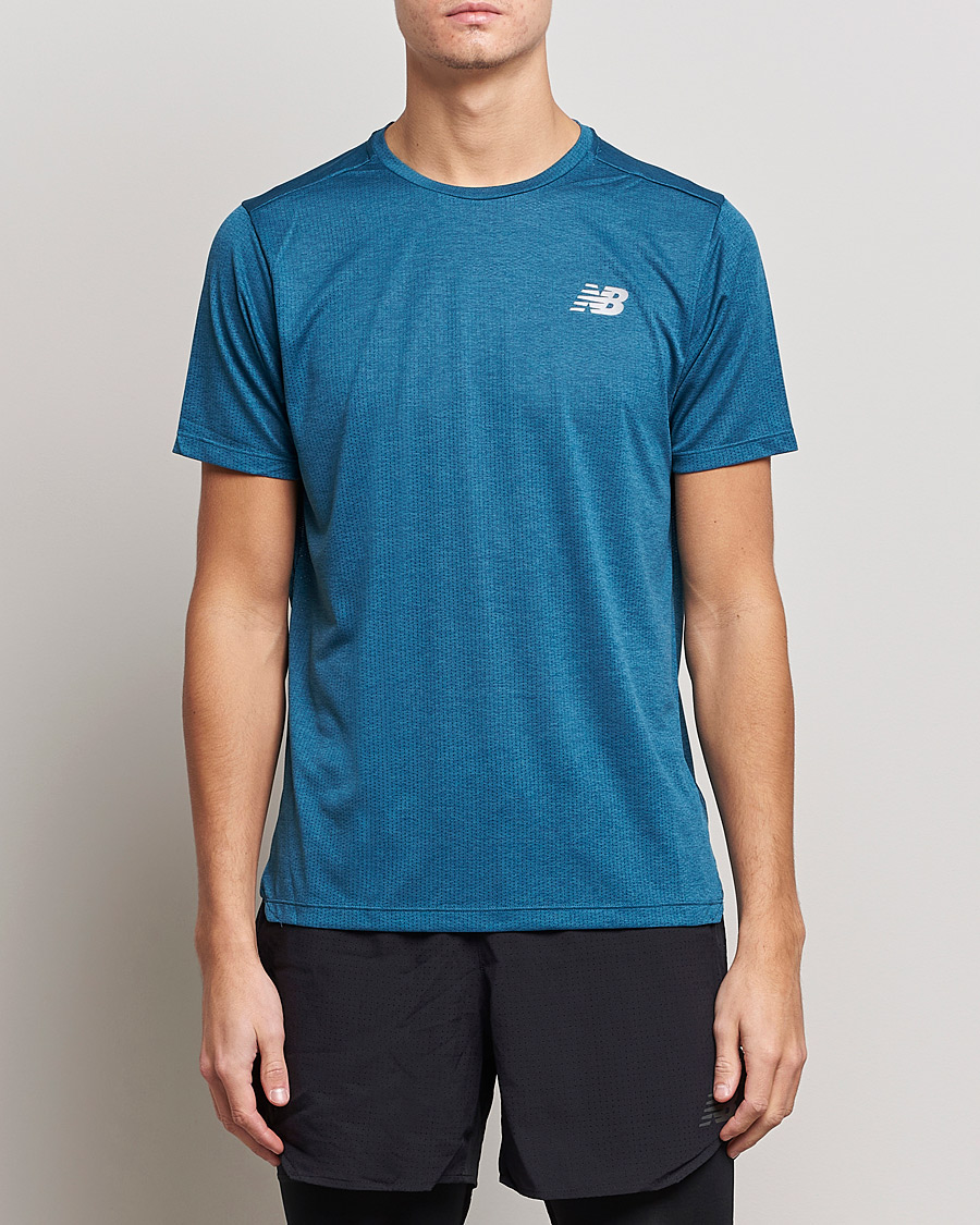 Herren |  | New Balance Running | Impact Run Short Sleeve T-Shirt Dark Moonstone