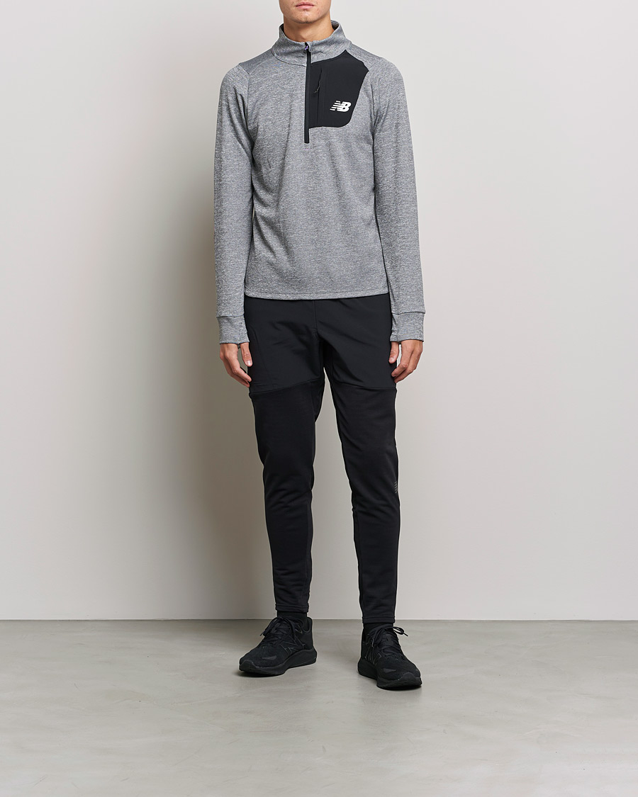 Herren | Pullover | New Balance Running | All-Terrain Half Zip Grey