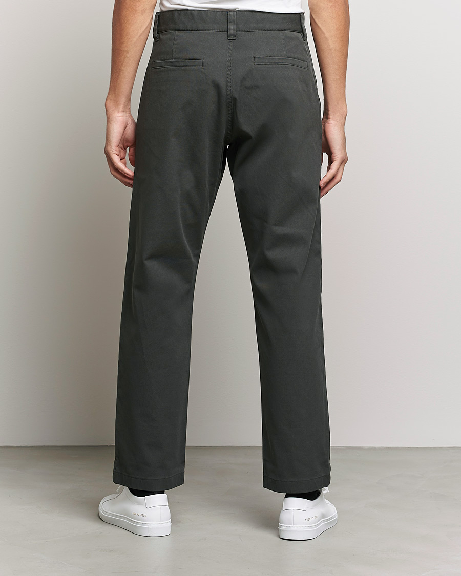 Herren | Hosen | NN07 | Alex Straight Fit Cotton Chinos Dark Army