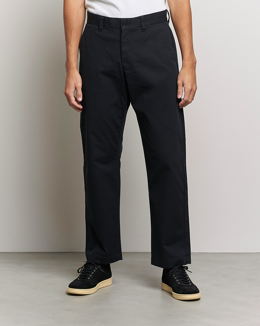 Herren | | NN07 | Alex Straight Fit Cotton Chinos Black