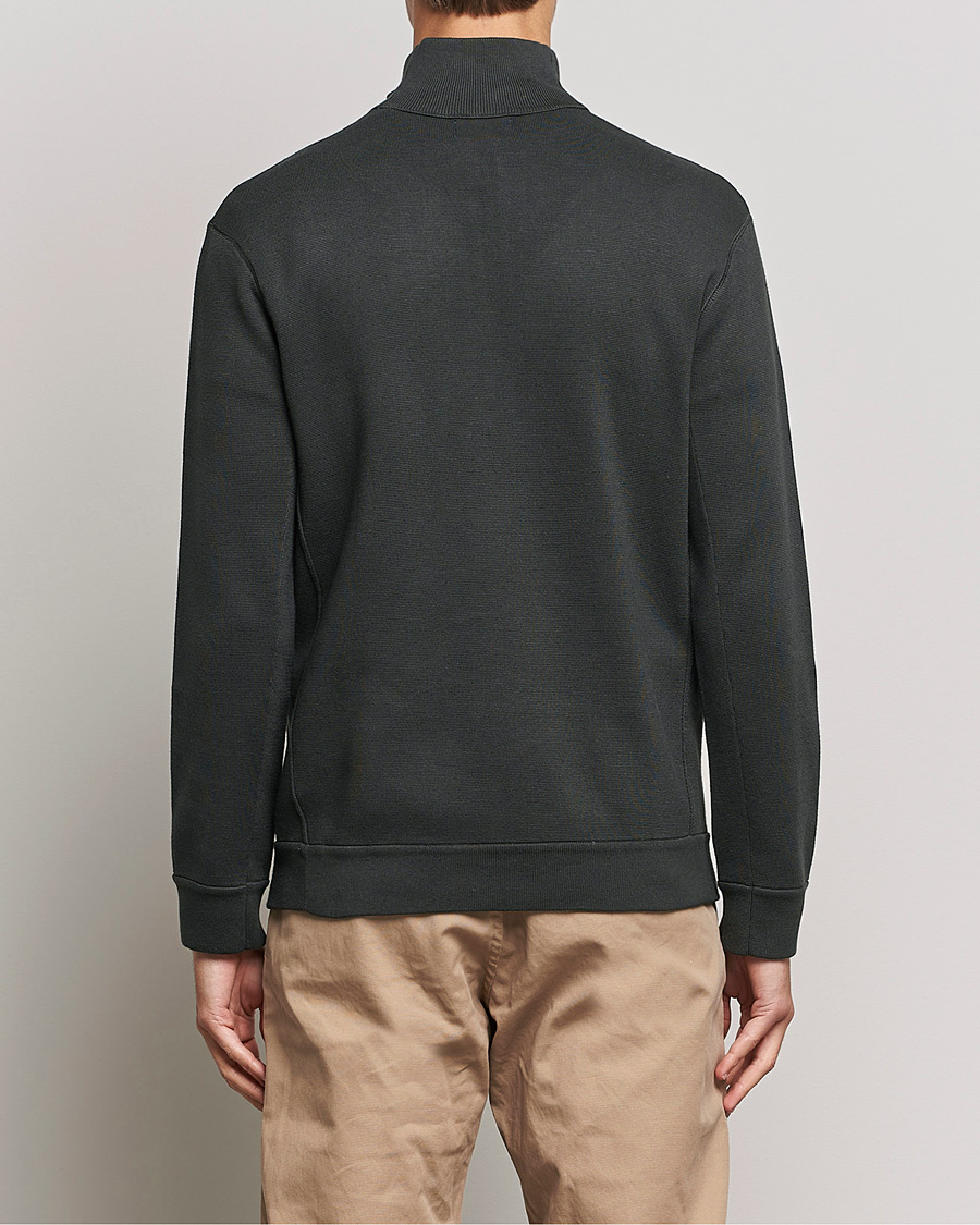 Herren | Pullover | NN07 | Luis Knitted Half-Zip Sweater Dark Army