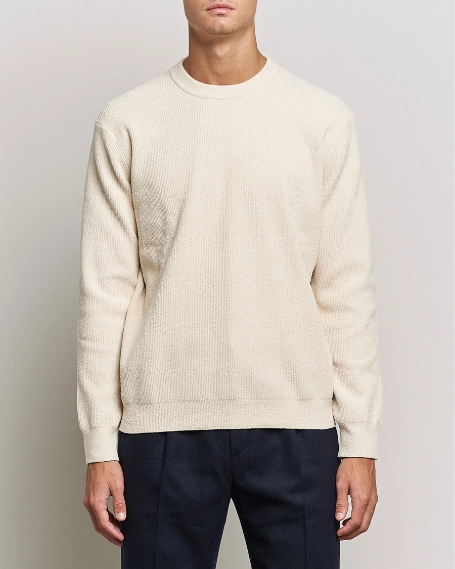 Men | Knitted Jumpers | NN07 | Danny Knitted Sweater Ecru