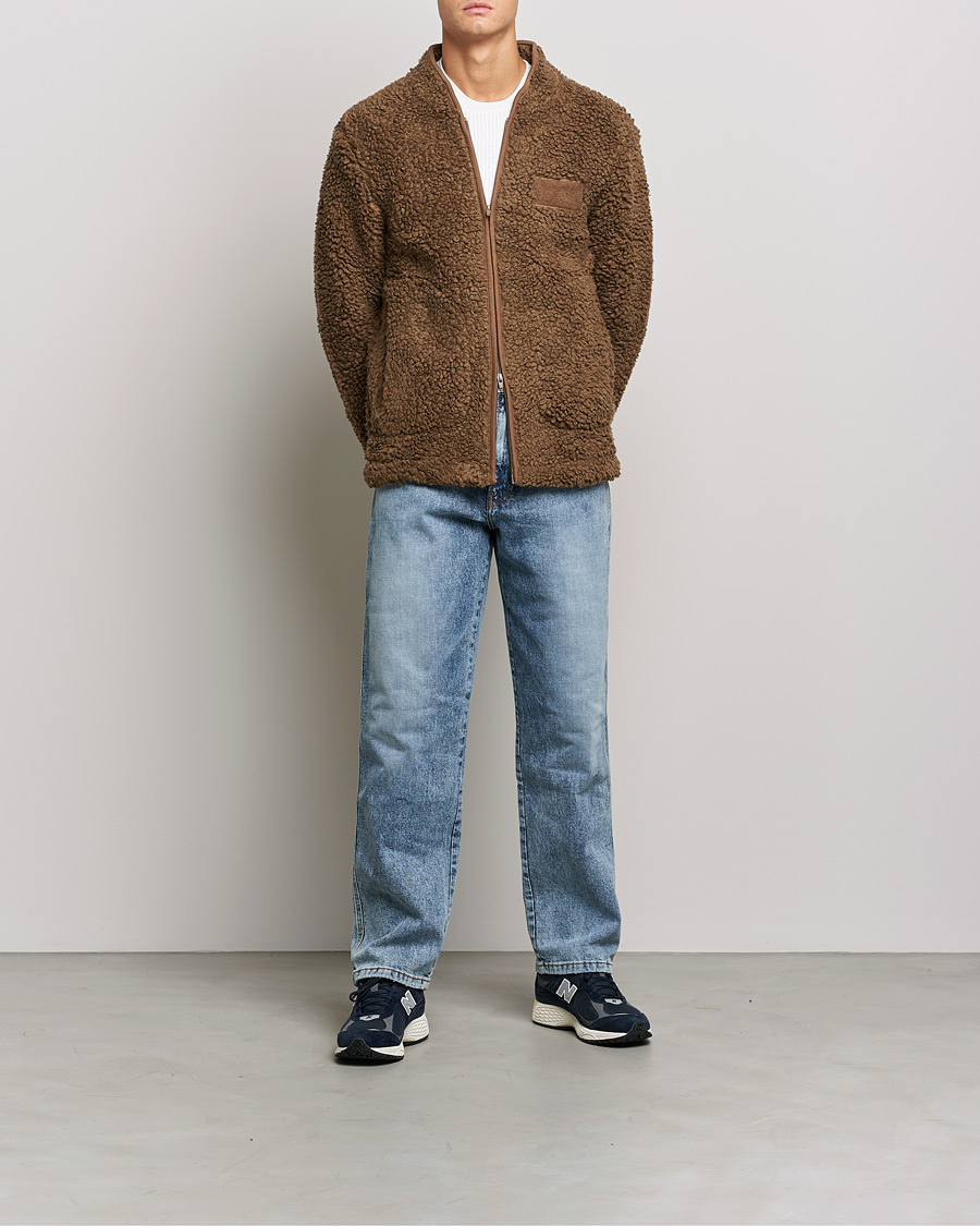 Herren | Pullover | NN07 | Morten Fleece Full Zip Pyramid