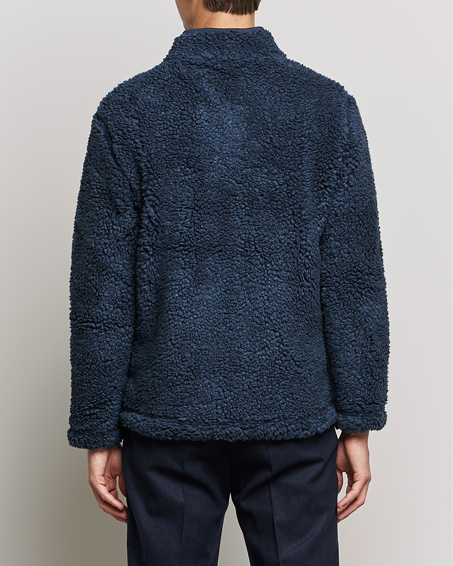 Herren | Pullover | NN07 | Morten Fleece Full Zip Sea Blue