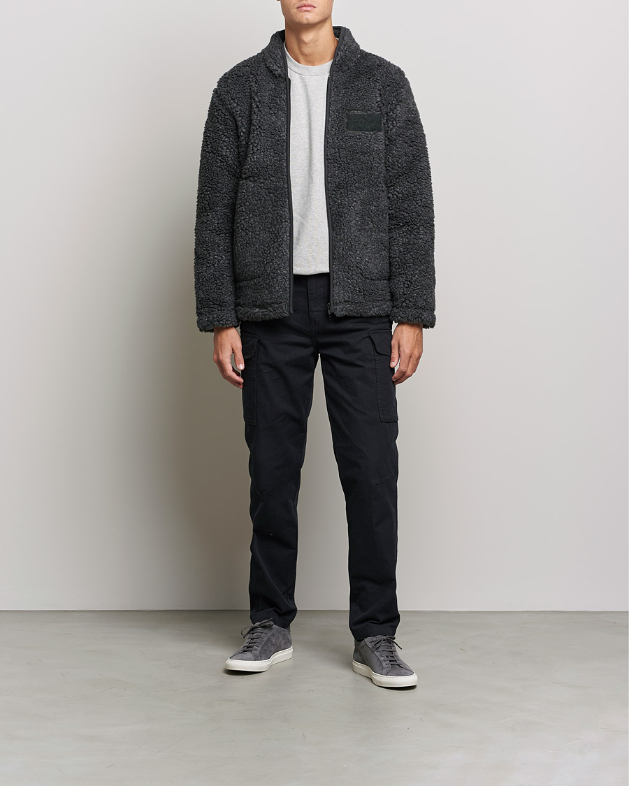 Herren | Pullover | NN07 | Morten Fleece Full Zip Dark Army