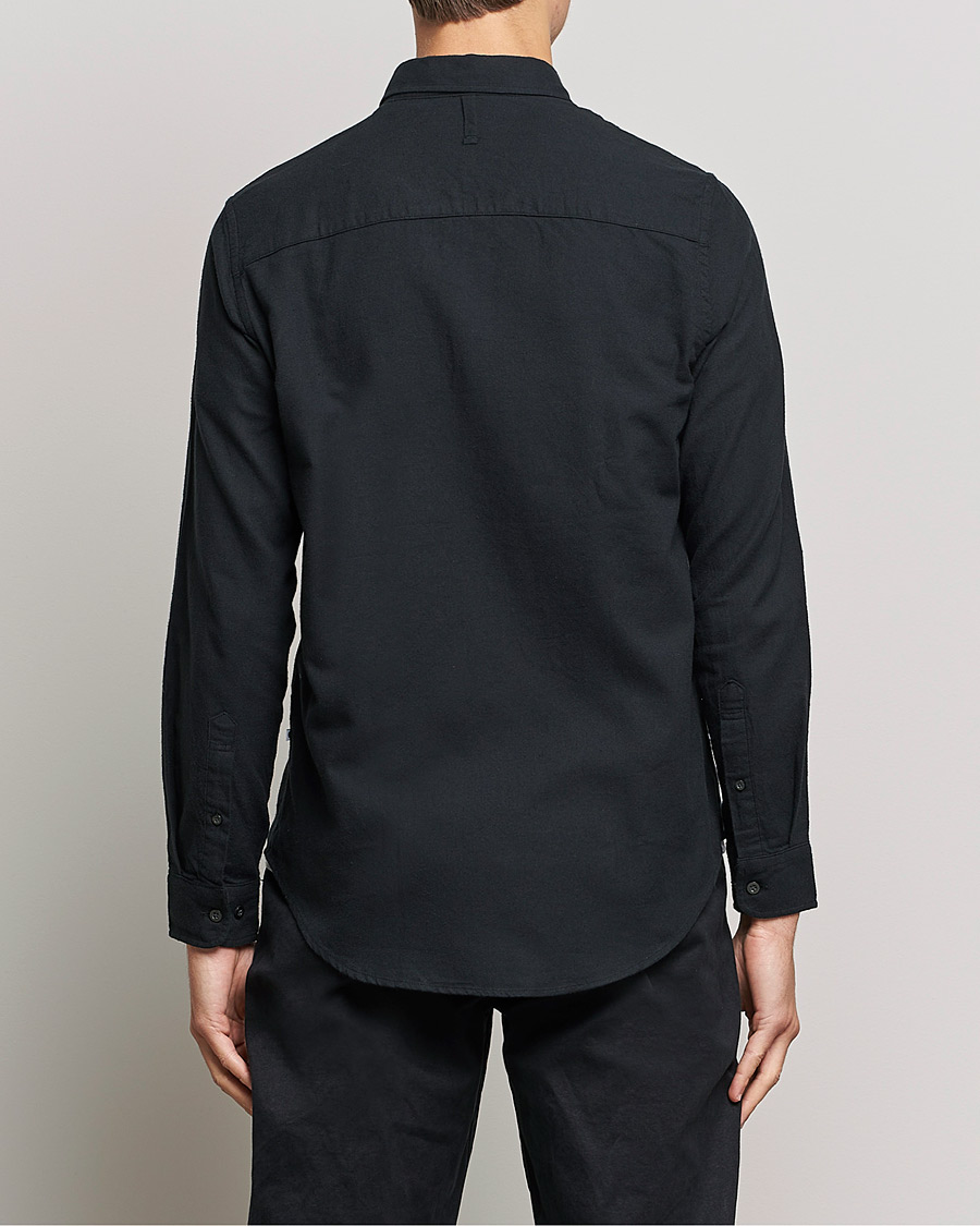 Herren | Hemden | NN07 | Arne Brushed Flannel Shirt Black