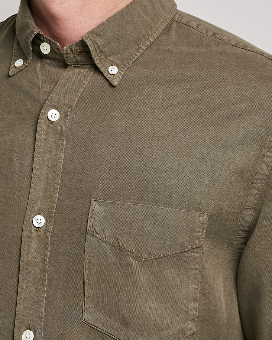 Herren | Hemden | NN07 | Levon Tencel Shirt Dark Clay