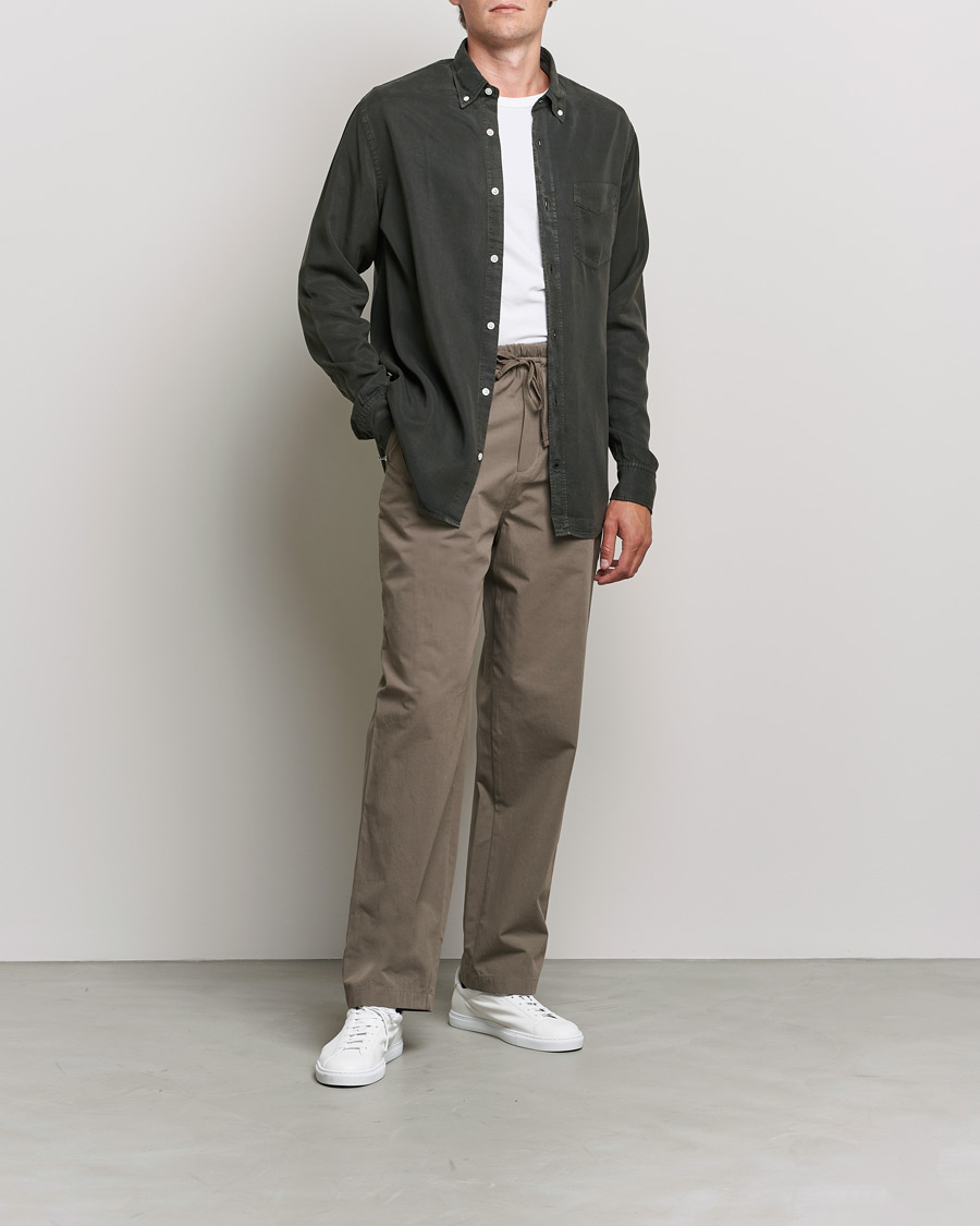 Herren | Hemden | NN07 | Levon Tencel Shirt Dark Army