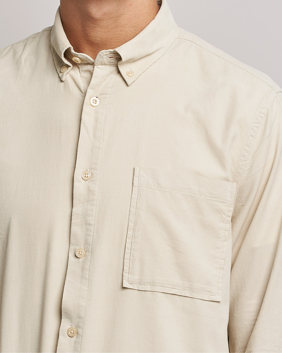 Herren | Hemden | NN07 | Arne Corduroy Shirt Ecru